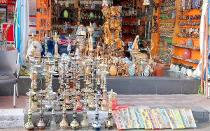 Souvenirs on the market,  Old Market, Sharm el-Sheikh, Sinai Peninsula, Egypt