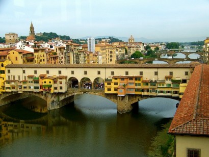 Золотой мост Понте Веккьо Флоренция Италия фото (2)